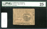 Continental Currency. 1776. 4 Dollars.