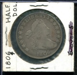 U.S. 1806 Half Dollar.