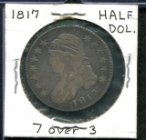 U.S. 1817 Half Dollar.