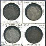 U.S. Half Dollar Lot of Four.