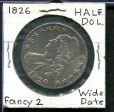 U.S. 1826 Half Dollar.