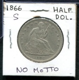 U.S. Half Dollar. 1866 S.