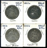 U.S. Half Dollar Lot of Four.