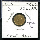 U.S. Gold Dollar 1856-S.