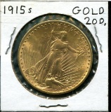 1915-S Twenty Dollar Gold Piece.