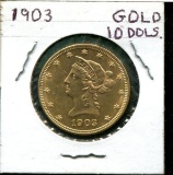 U.S. Ten Dollar Gold Piece.