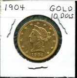 U.S. Ten Dollar Gold Piece.