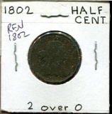 U.S. 1802 Half Cent.