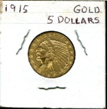 U.S. Five Dollar Gold Piece 1915.