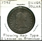 Scarce U.S. Silver Dollar 1795.