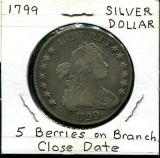 U.S. Silver Dollar. 1799.