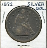 U.S. Silver Dollar 1872.