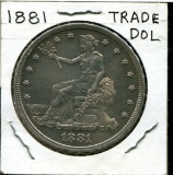 U.S. Trade Dollar 1881.