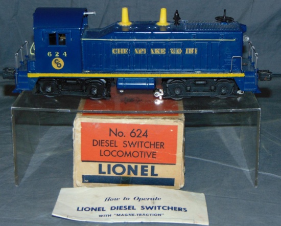 Boxed Lionel 624 C&O NW2 Diesel