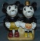 1930's Mickey & Minnie Mouse Toothbrush Holder