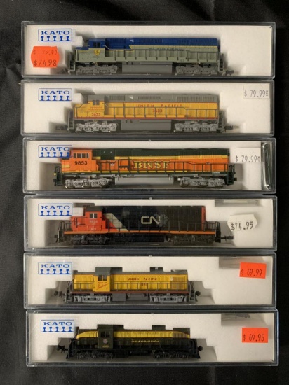 6 Boxed Kato N Ga Diesels