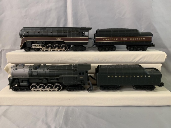 2 MTH RailKing Steam Locomotives