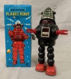 Action Planet Robot. Wind Up Boxed.