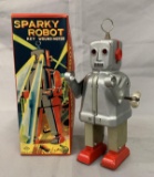 Wind Up Sparky Robot.