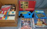 (16) Vintage Finance & Word Related Board Games