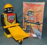 Scarce Boxed Japan Busy Cart Robot
