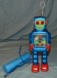 Tin High Wheel Robot Battery-Operated Toy