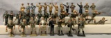 40 Plus Lineol Solid Cast Soldiers