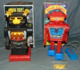 2 Boxed Battery-Op Robots