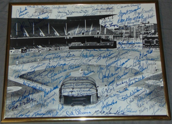 Signed Brooklyn Dodger Photo.