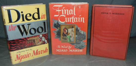 Ngaio Marsh. Lot of Three First Editions.