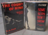 A. A. Fair. Lot of Two First Editions in DJ.