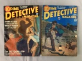 Dime Detective. Lot of Two.