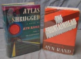 Ayn Rand. Lot of Two Volumes.