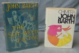 John Barth. Lot of Two First Editions.