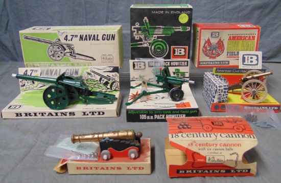 4 Boxed Britains Artilliery