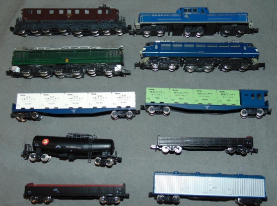 Nice Group of KATO N Gauge Trains