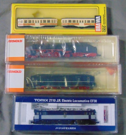 4pc Boxed Euro N Gauge Lot