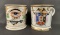 Lot of 2 Fraternal Shaving Mugs