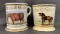 Lot of 2 Occupational Shaving Mugs