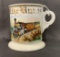 Occupational Shaving Mug, RR Steam Engine & Cars