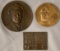 Lot of 3 Commemorative Zeppelin Medallions