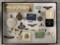 Tray Lot of Zeppelin Related Pins, Medallions, Etc