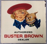 Buster Brown Authorized Dealer Counter Sign