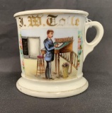 Occupational Shaving Mug, Bookkeeper