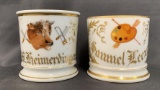 Lot of 2 Occupational Shaving Mugs