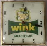 Canada Dry Wink Grapefruit Advertising Clock