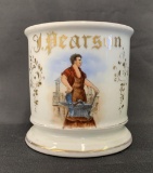 Occupational Shaving Mug, Industrial Iron Worker