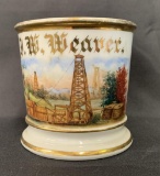 Occupational Shaving Mug, Oil Field Worker