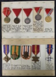 Lot of Ten Military Medals.