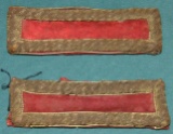 Civil War Artillery Shoulder Straps.